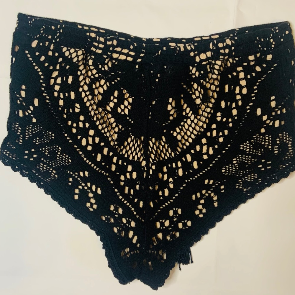 ♥️Spell FLEETWOOD Lace Shorts!! Black!! XS!! - Picture 8 of 11